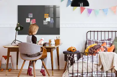 Törölhető mágneses tábla szürke színű