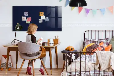 Törölhető mágneses tábla sötét tengerészkék színben