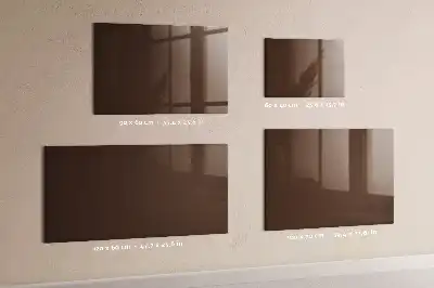 Törölhető mágneses tábla barna színben