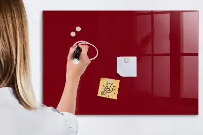 Törölhető mágneses tábla bordó színű