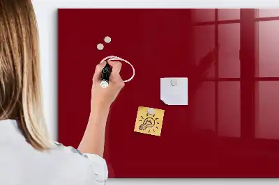 Törölhető mágneses tábla bordó színű