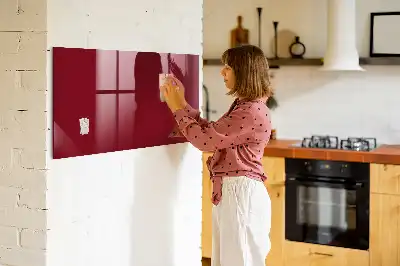 Törölhető mágneses tábla bordó színű