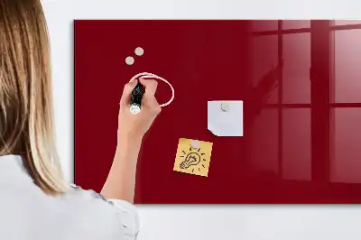 Törölhető mágneses tábla bordó színű