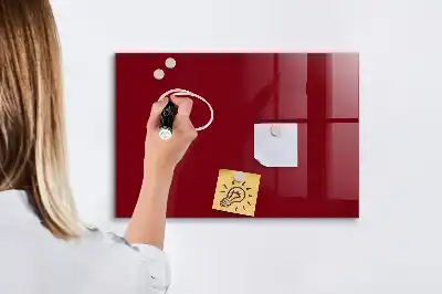 Törölhető mágneses tábla bordó színű