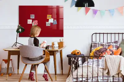 Mágneses felíró tábla piros színben