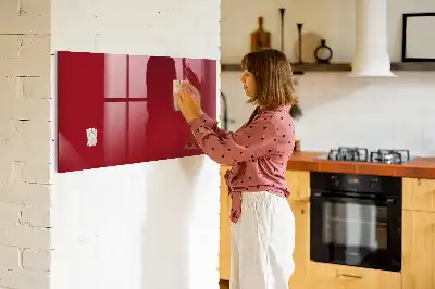 Mágneses felíró tábla piros színben