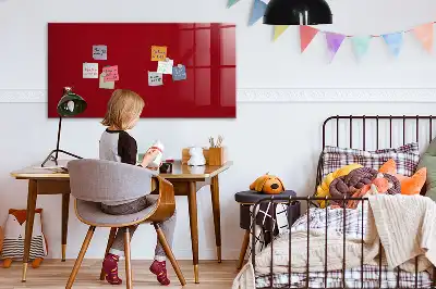 Mágneses felíró tábla piros színben