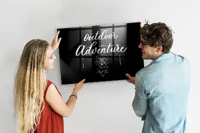 Törölhető mágneses tábla kültéri kaland kivitelben