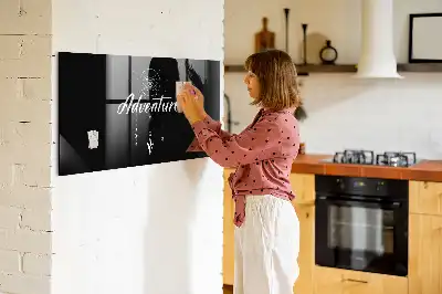 Törölhető mágneses tábla Kaland mintával