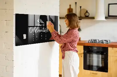 Mágneses felíró tábla kaland mintával