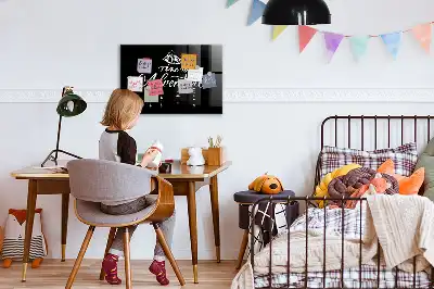 Mágneses felíró tábla kaland mintával