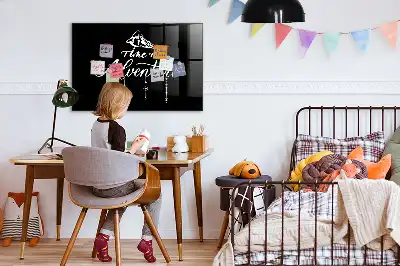 Mágneses felíró tábla kaland mintával