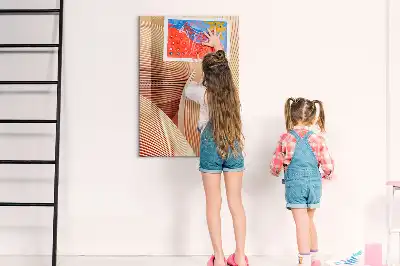Törölhető tábla hullám absztrakció mintával
