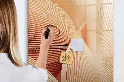 Törölhető tábla hullám absztrakció mintával