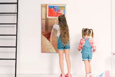 Törölhető tábla hullám absztrakció mintával