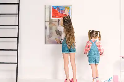Írható mágneses tábla akvarell növények mintával