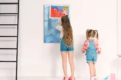 Törölhető tábla háromszögek absztrakciója mintával