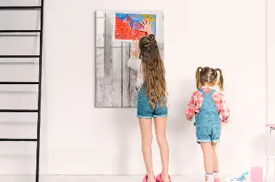 Mágneses írótábla fa keretes kivitelben