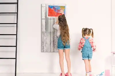 Mágneses írótábla fa keretes kivitelben