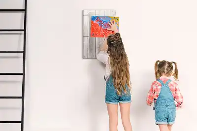 Mágneses írótábla fa keretes kivitelben