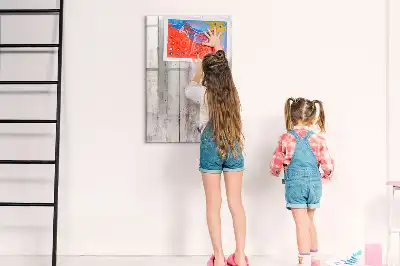 Mágneses írótábla fa keretes kivitelben