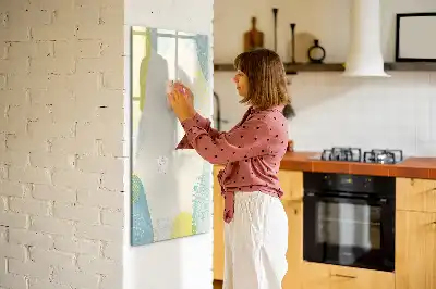 Írható mágneses tábla dekoratív kerettel