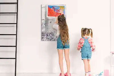 Törölhető tábla pálmalevelek mintával