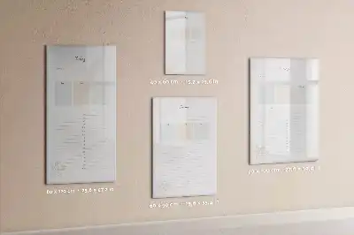 Írható mágneses tervezőtábla napi tervezőhöz