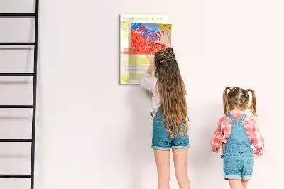 Menütervező törölhető tábla