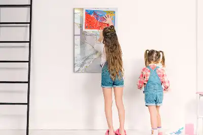 Írható mágneses tábla dekoratív márvány mintás