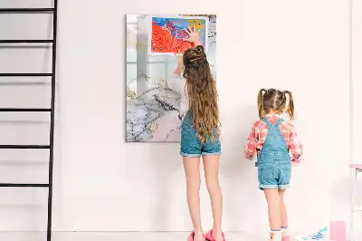 Törölhető tábla márvány mintás