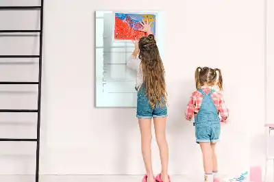Írható mágneses tábla utazási tervező kivitelben