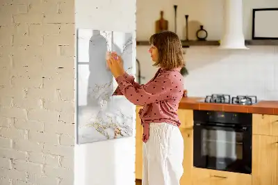 Törölhető tábla dekoratív márványmintás