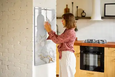 Törölhető tábla dekoratív márványmintás