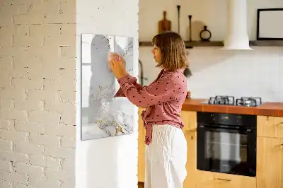 Törölhető tábla dekoratív márványmintás
