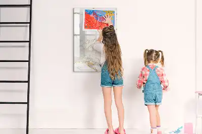 Törölhető tábla dekoratív márványmintás