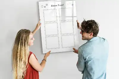 Jövőkép tábla írható mágneses kivitelben