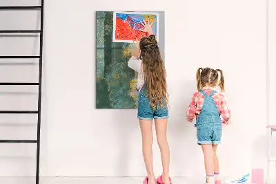 Törölhető tábla dekoratív mintával