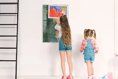 Törölhető tábla dekoratív mintával