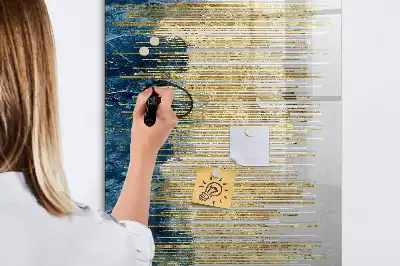 Írható mágneses tábla dekoratív mintával