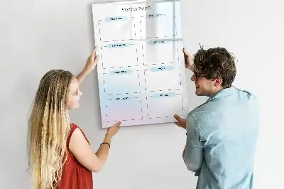 Írható mágneses tábla mágneses kivitelben