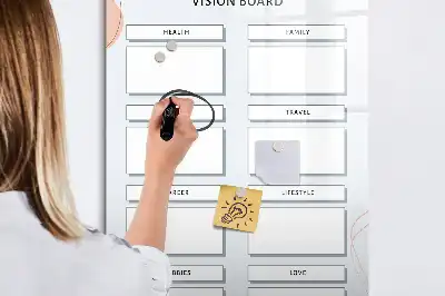 Jövőkép tábla törölhető írófelülettel