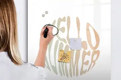 Törölhető tábla nyári köszöntő felirattal