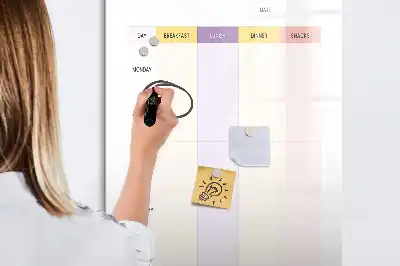Írható mágneses étkezési tervező tábla mágneses kivitelben