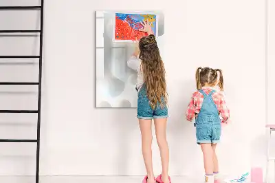 Törölhető tábla gömb absztrakció mintával