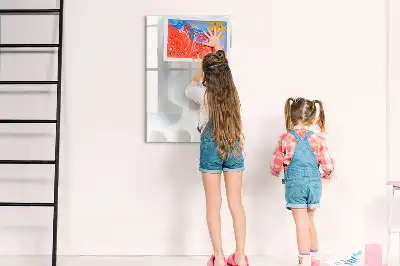 Törölhető tábla gömb absztrakció mintával