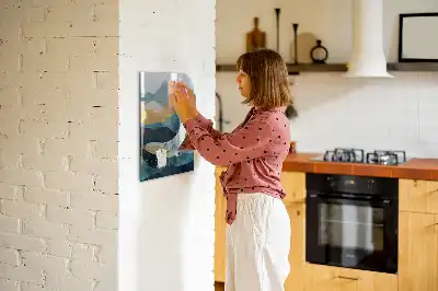 Törölhető tábla márvány bálna mintával