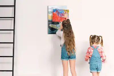 Törölhető tábla márvány bálna mintával