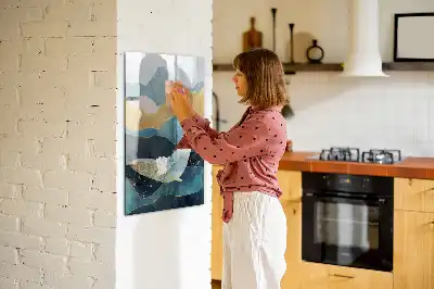 Törölhető tábla márvány bálna mintával