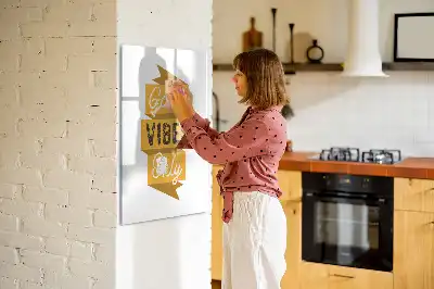Törölhető tábla csak jó rezgések mintával